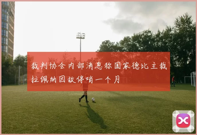 裁判协会内部消息称国家德比主裁拉佩纳因故停哨一个月